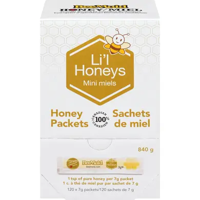 Li'l HONEY PACKETS-MINI MIEL-1X840g