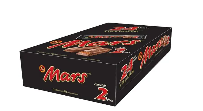 Mars - Chocolate - 2 Pack Bars - 24 x 85g - Box