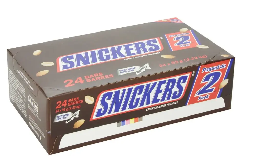 Snickers - Chocolate Bars - 24x93g - Box