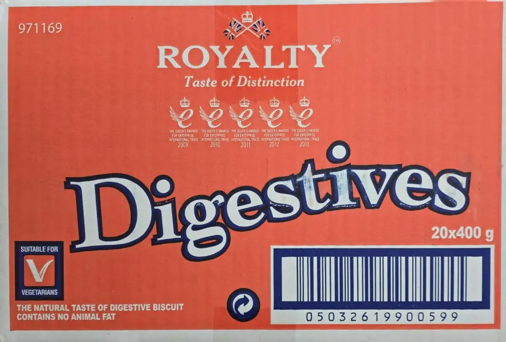 ROYALTY DIGESTIVE BISCUIT 20 X 400 G