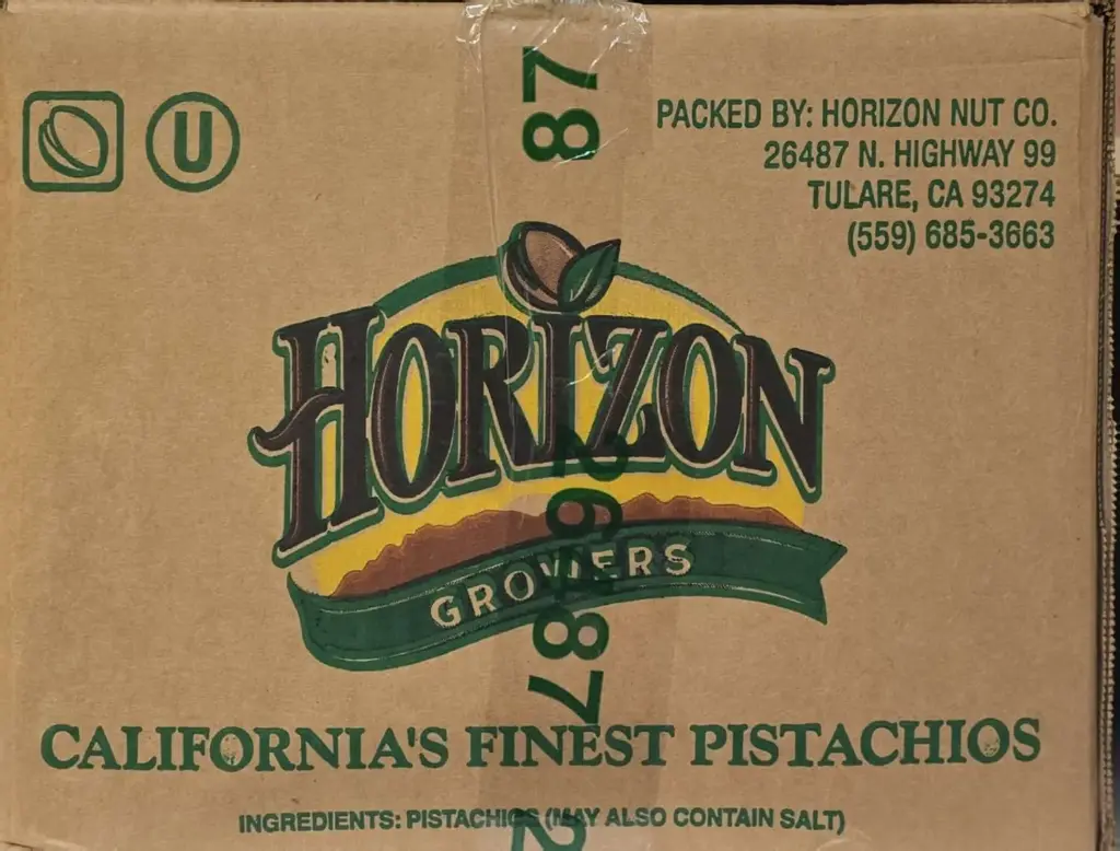 HORIZON CALIFORNIA FINEST PISTACHIOS-30LB