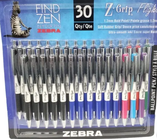 ZEBRA Z.GRIP PENS-1X30