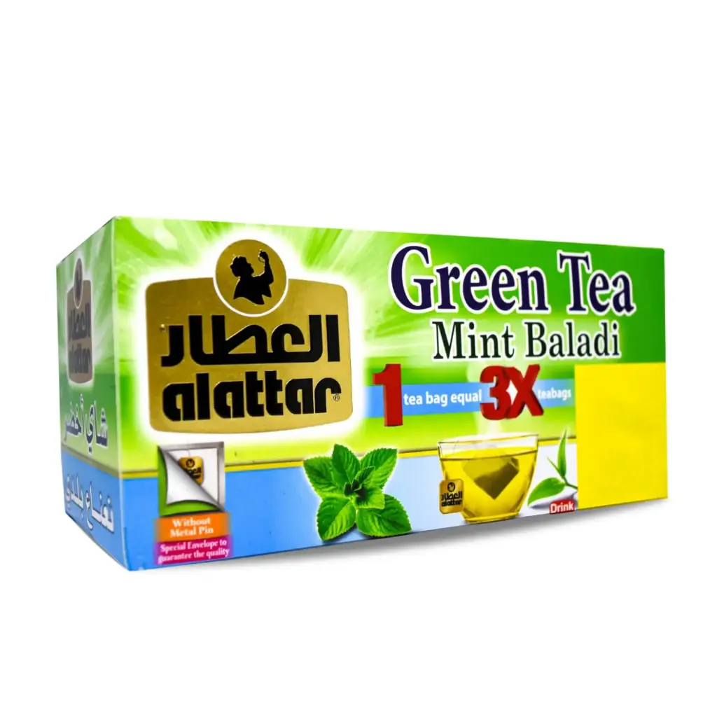 ALATTAR GREEN TEA-MINT BALADI-1X24