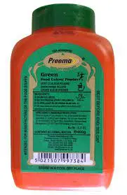 PREEMA GREEN FOOD COLOUR POWDER-1X400 G