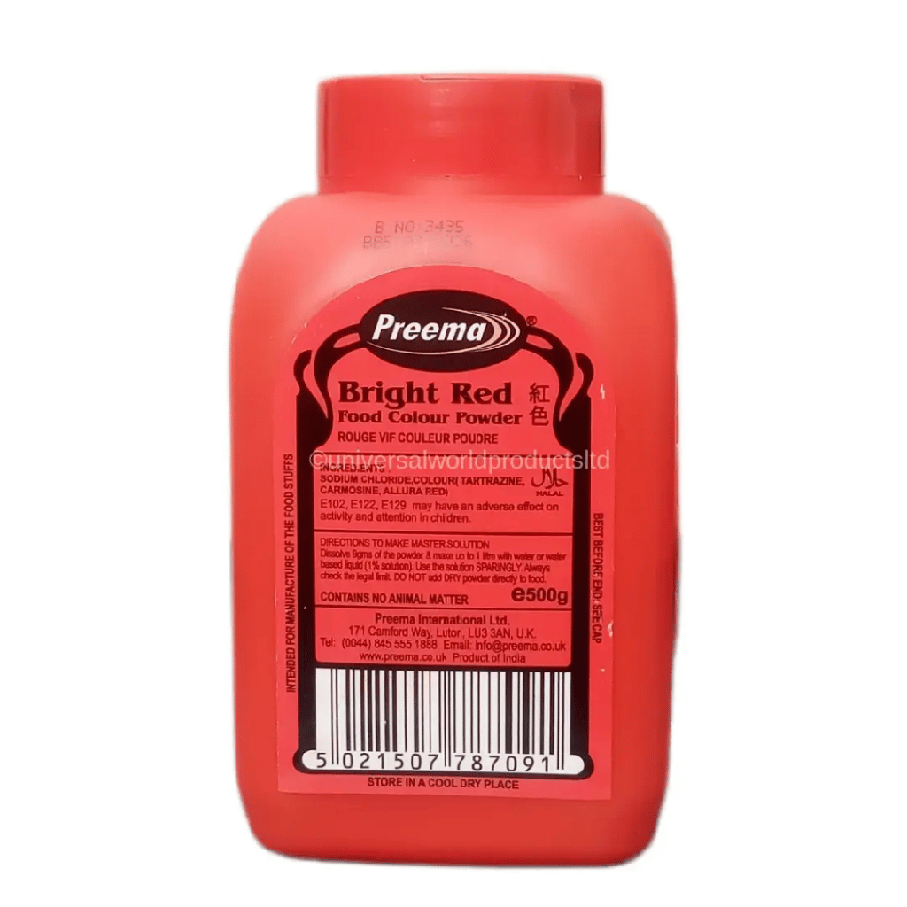 Preema - Food Colour - Deep Orange - 400g - Each