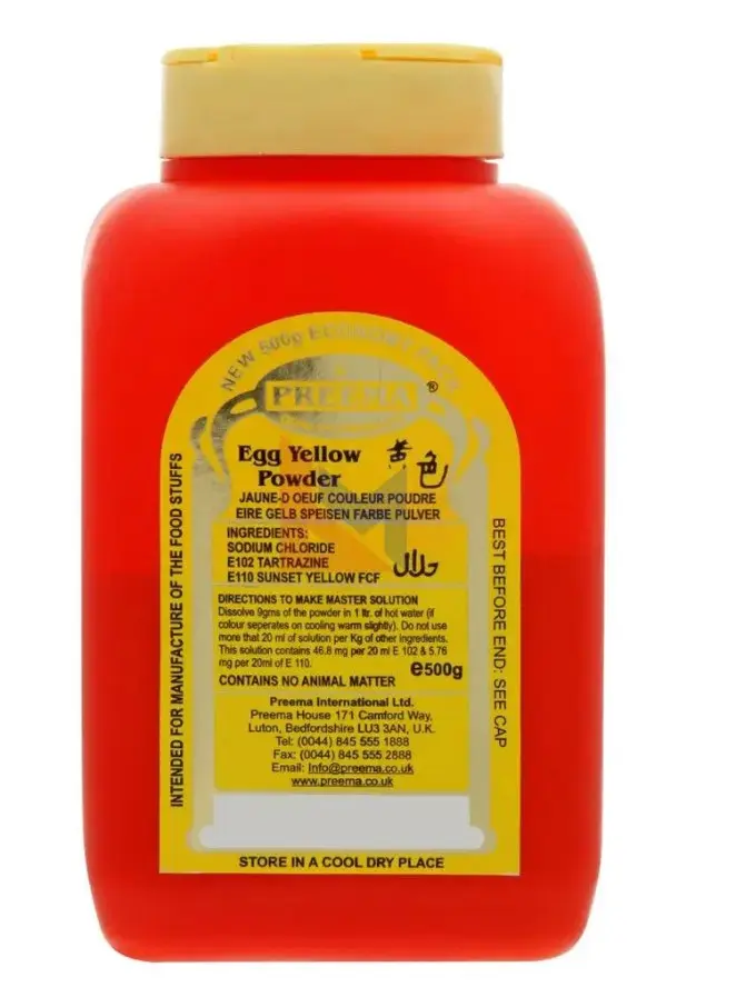 Preema - Food Colour - Egg Yellow - 400g