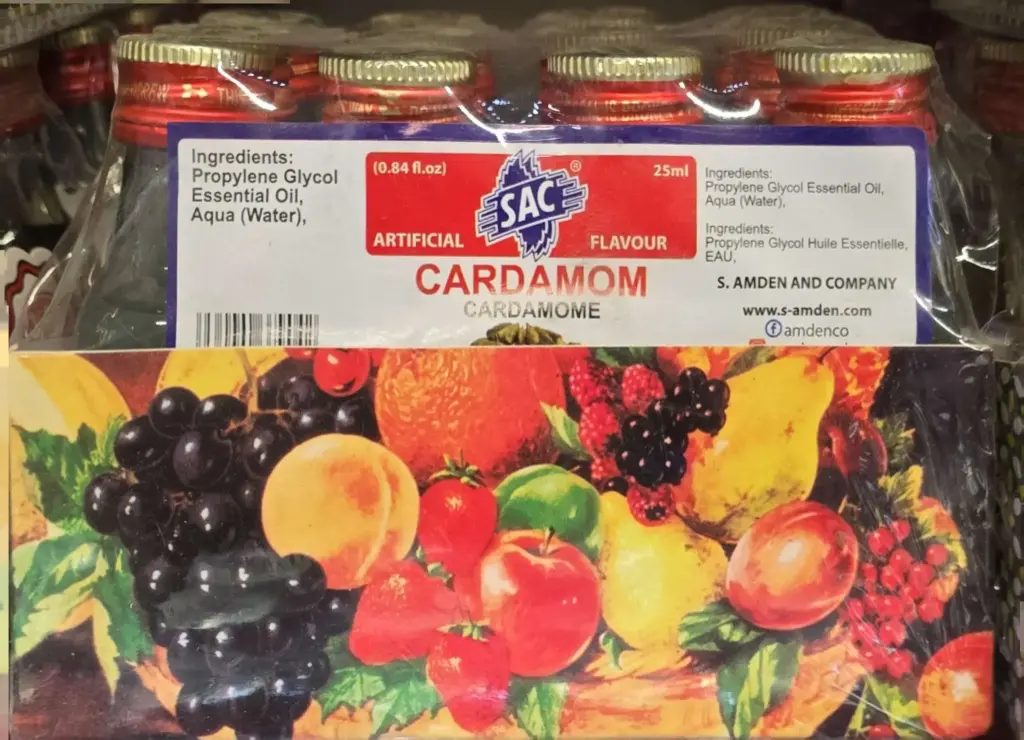 SAC CARDAMOM ARTIFICIAL FLAVOUR-1X12-25ML