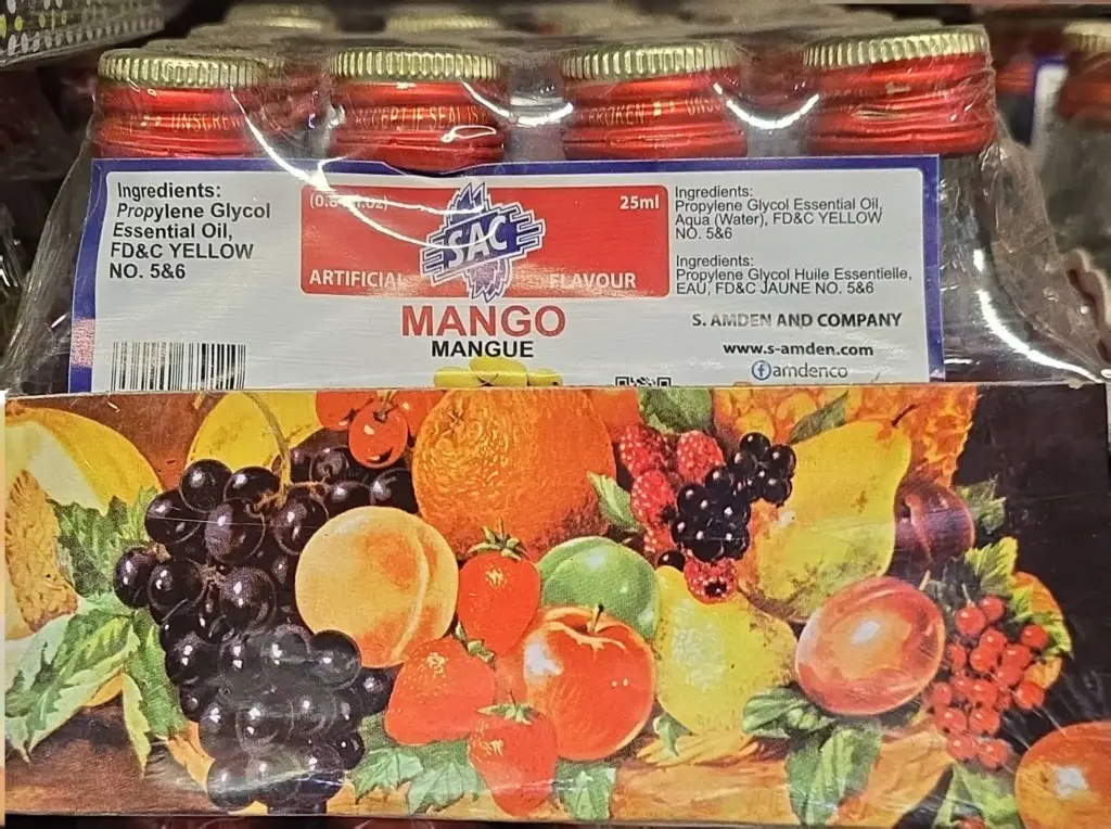SAC MANGO ARTIFICIAL FLAVOUR-1X12-25ML