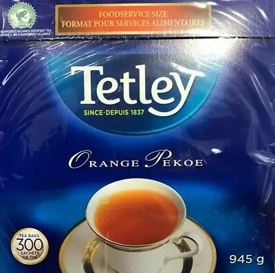 TETLEY ORANGE PEKOE-300 TEA BAG-945G