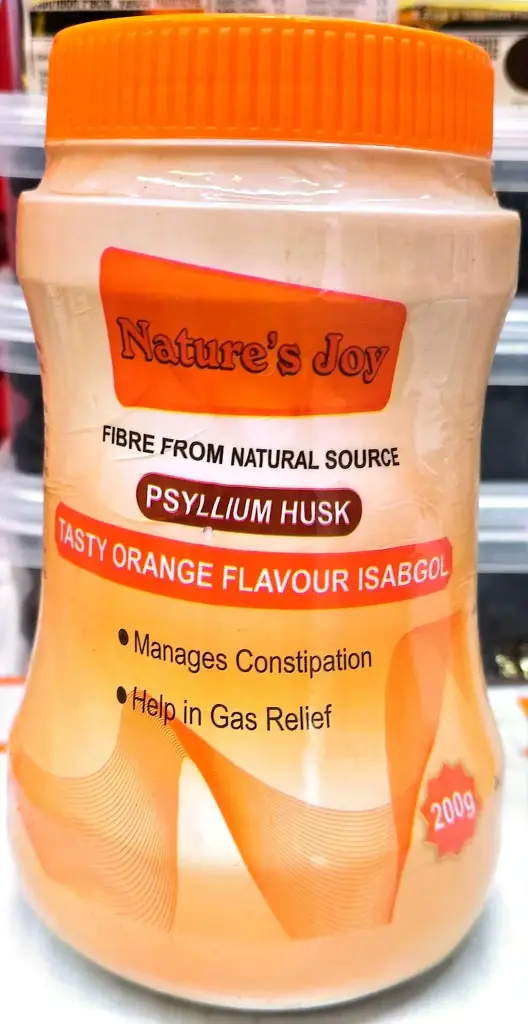 NATURE'S JOY-ORANGE FLAVOUR ISABGOL-1X200G