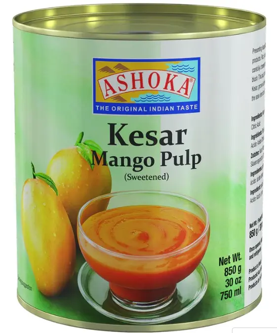 ASHOKA KESAR MANGO PULP-1X850G