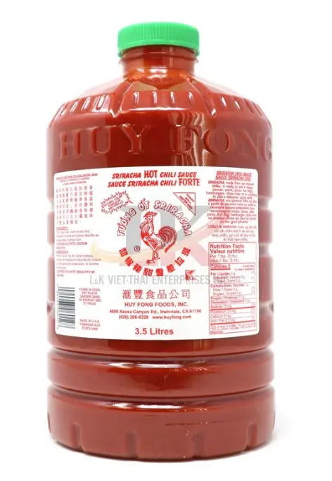 Huy Fong-Sriracha Hot Chili Sauce-1 x 3.5 Lt