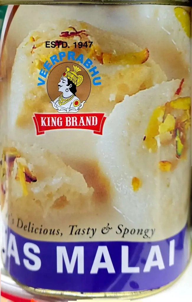 Veerprabhu King brand-Ras Malai-1x3.7 Kg