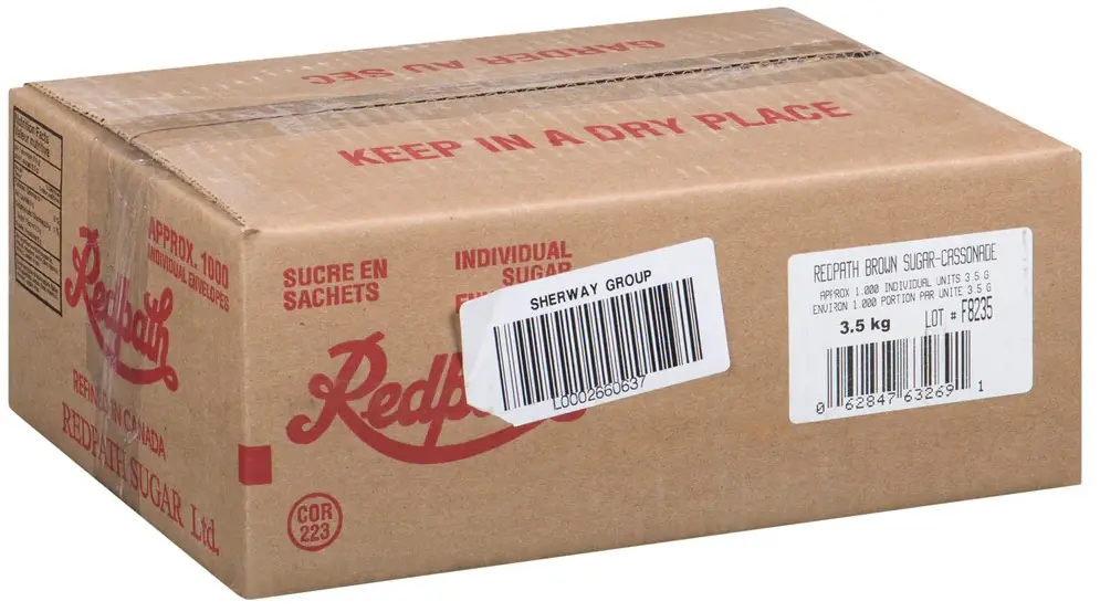 Redpath Brown Sugar Portions - 1 x 1000
