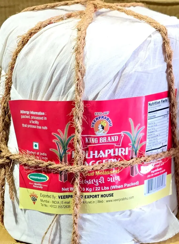 King Brand Kolhapuri Jaggery-1x10 Kg