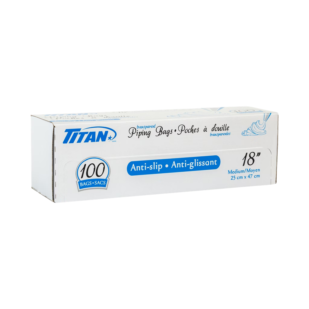 Titan 18"-Piping Bags Transparent Small (1 x 100pc)