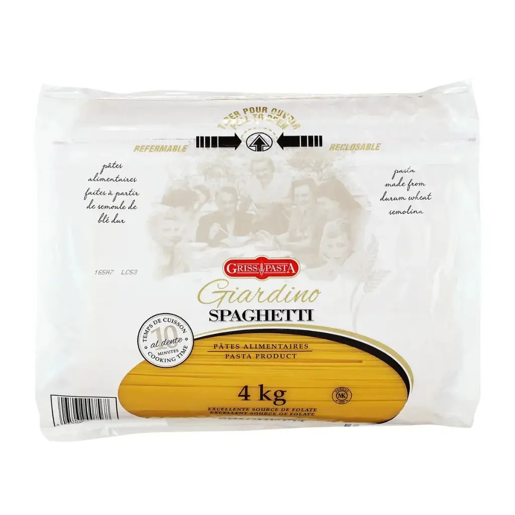 Griss Pasta- Giardino Spaghetti -1x 4 kg- Each