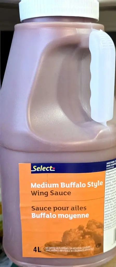 Select Medium Buffalo Style-Wing Sauce-1x4L