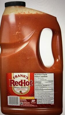 Frank's Redhot Orignal Cayenne Pepper Sauce-1x3.78L