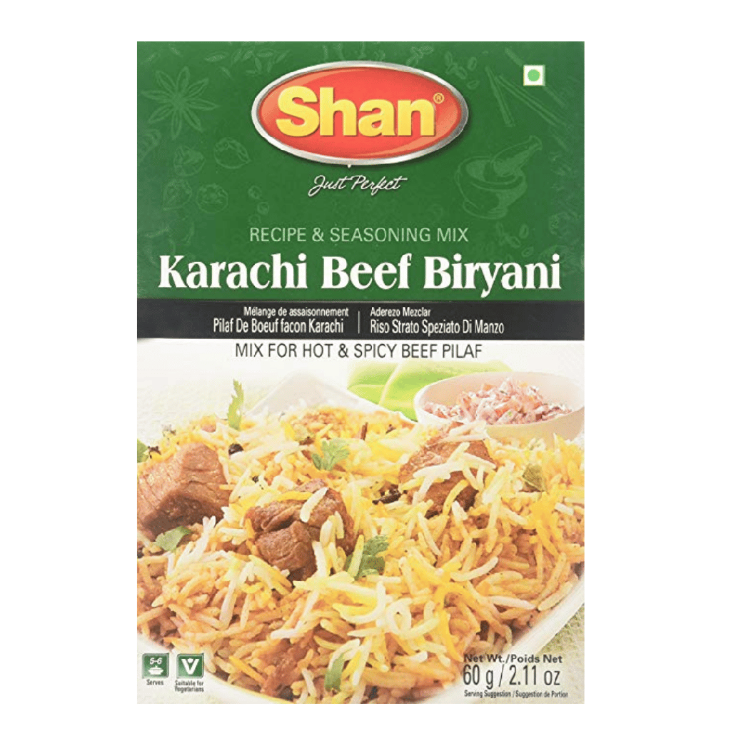 [SPCS029-6] Shan - Beef Biryani Masala - 6x60g - Pack