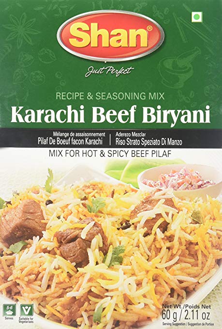 Shan Karachi Beef Biryani -1x60g