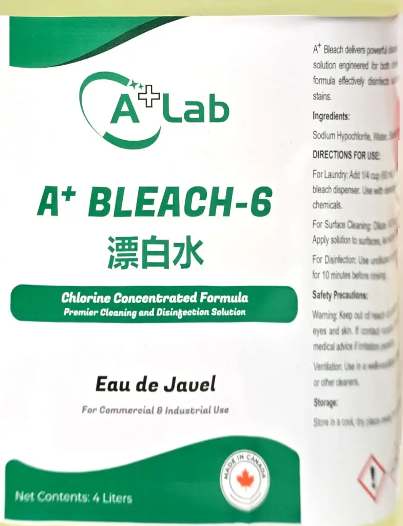 BLEA4 - A+ Lab-Bleach-6-1x4L