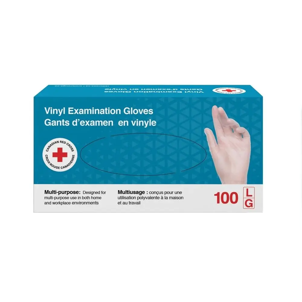 Clear Vinyl Gloves Large -1x100 CT
