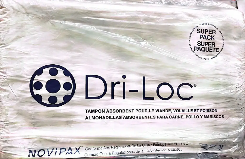 DRI LOC Novi Pax Meat Pad Super Pack Super Paquete-1x2