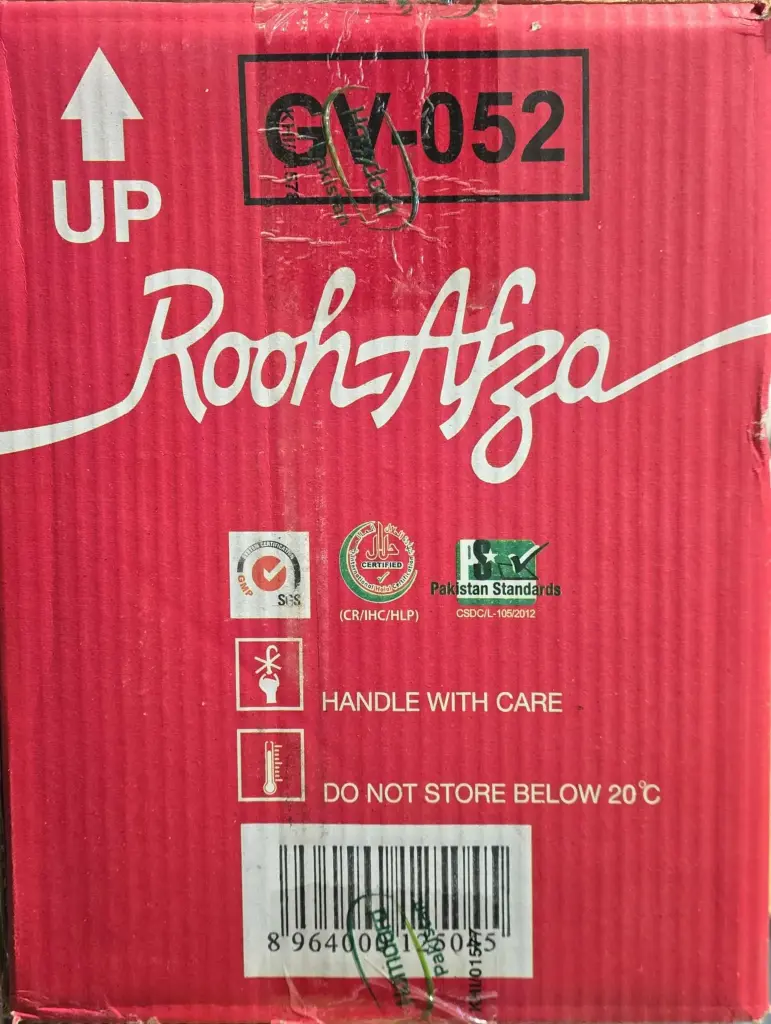Rooh Afza - 12x800ml - Case