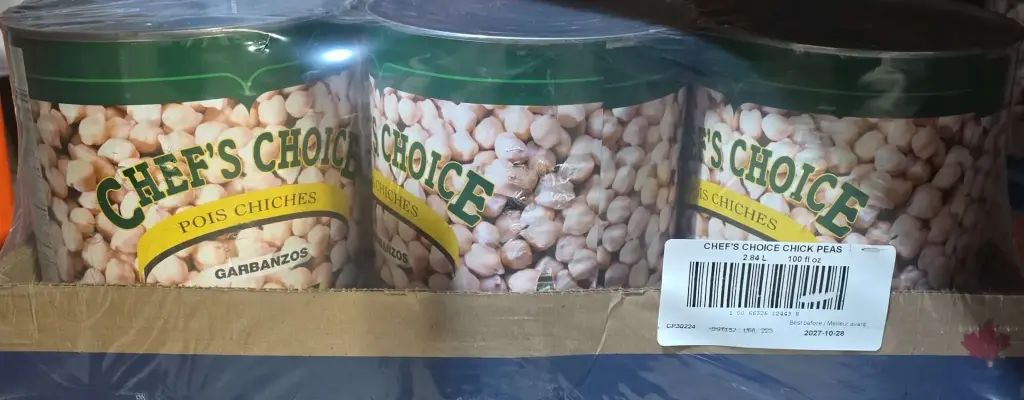 Chef's Choice  Chickpeas -1 x 6 - 2.87 L