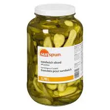 Sunspun Sandwich dill pickles-1 x 3.78 L