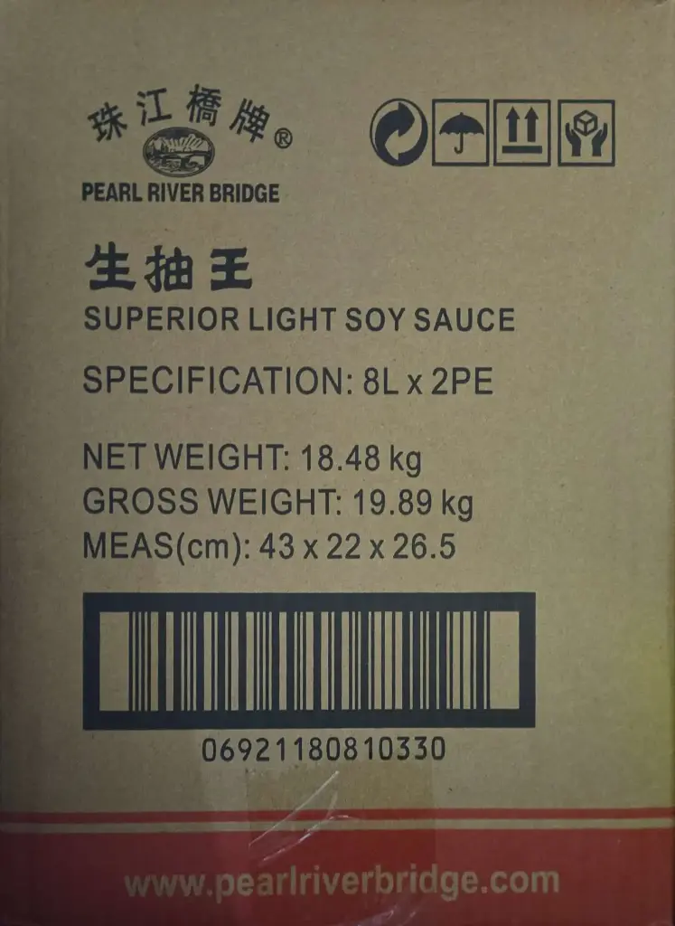 Pearl River Bridge-Light Soy Sauce-1 x 8-8L
