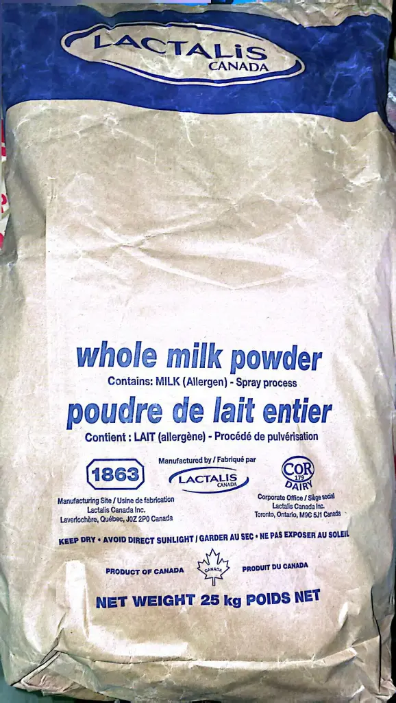 Lactalis Canada-Whole Milk Powder-1x25Kg