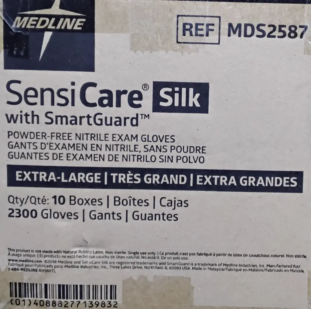 Sensi Care with smart Guard Nitrile 10Box (2300)Gloves-XL