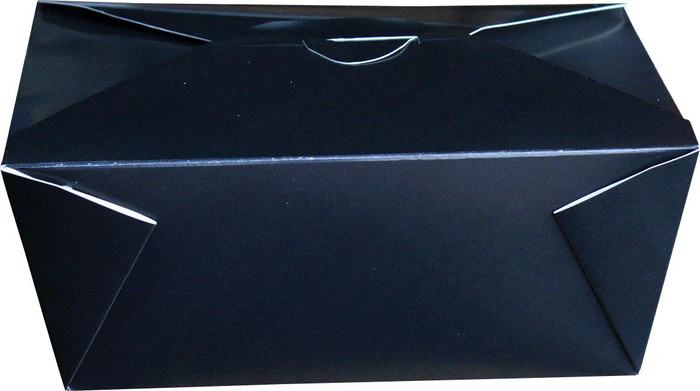 Eco-Craze - #4 Black - 96oz Paper Box - 160 Ct - Case