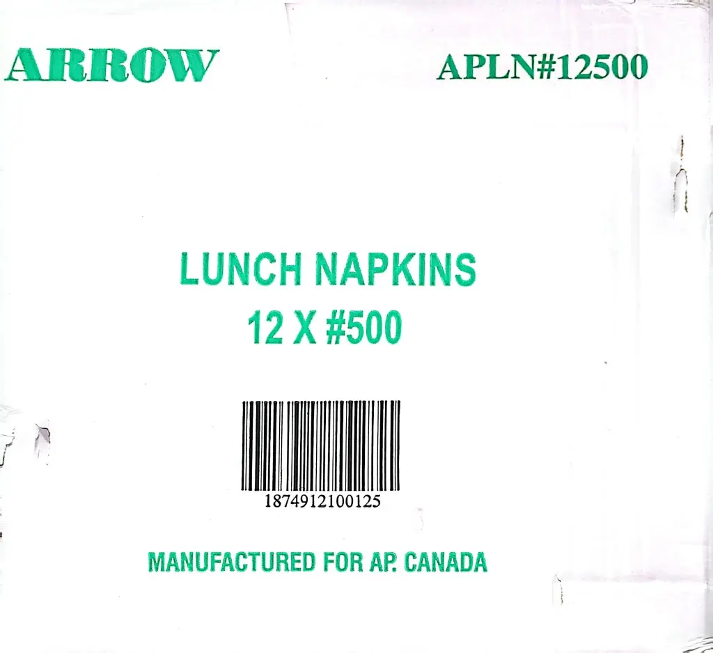 NAPLN - Arrow Lunch Napkins-12x500