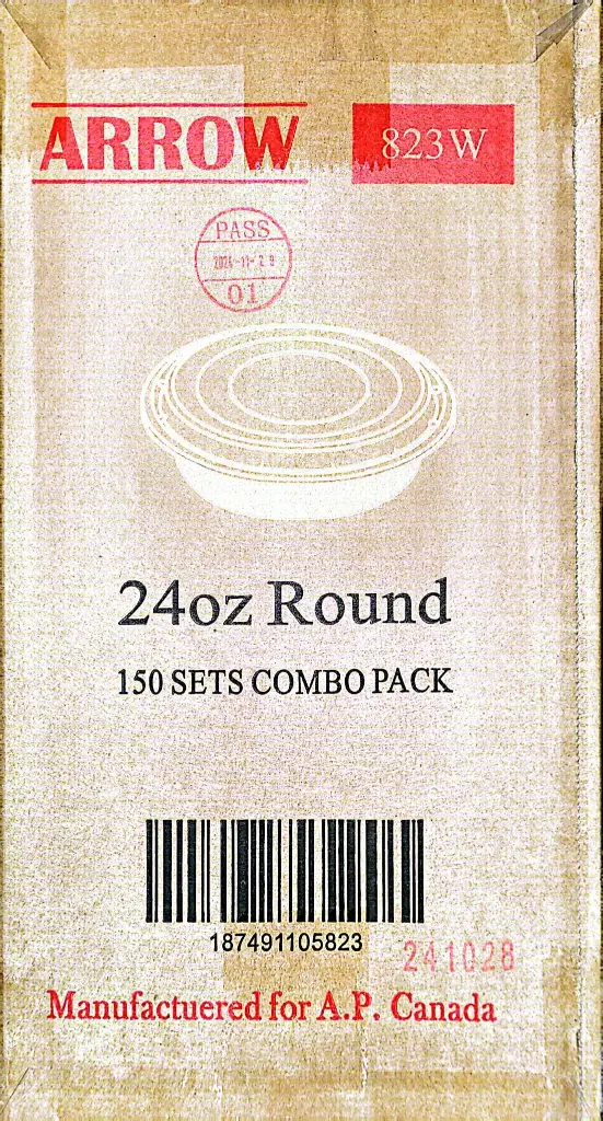 Arrow 24oz Round Combo Pack-1x150 PC