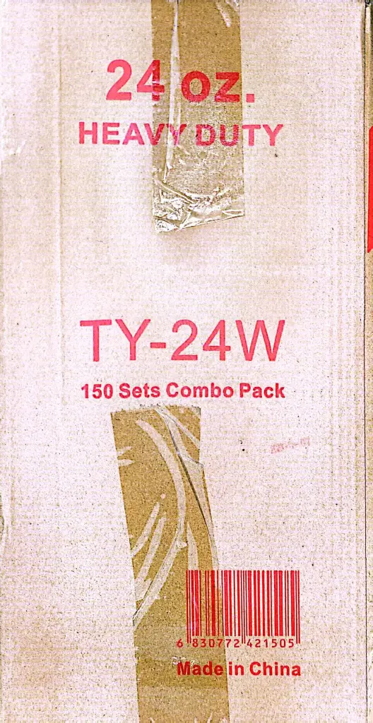 TY-24W-24oz Comobo Pack-Lid-1x150 PC