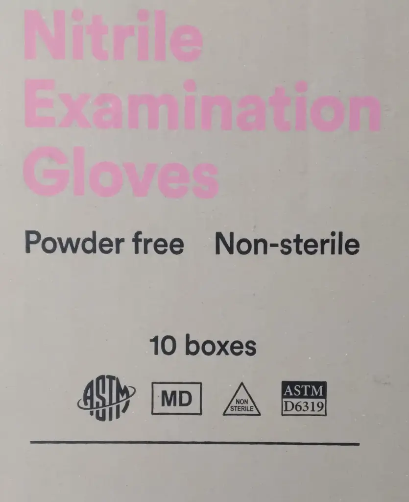 Blue Nitrile Blue Gloves Large - 10 x 100
