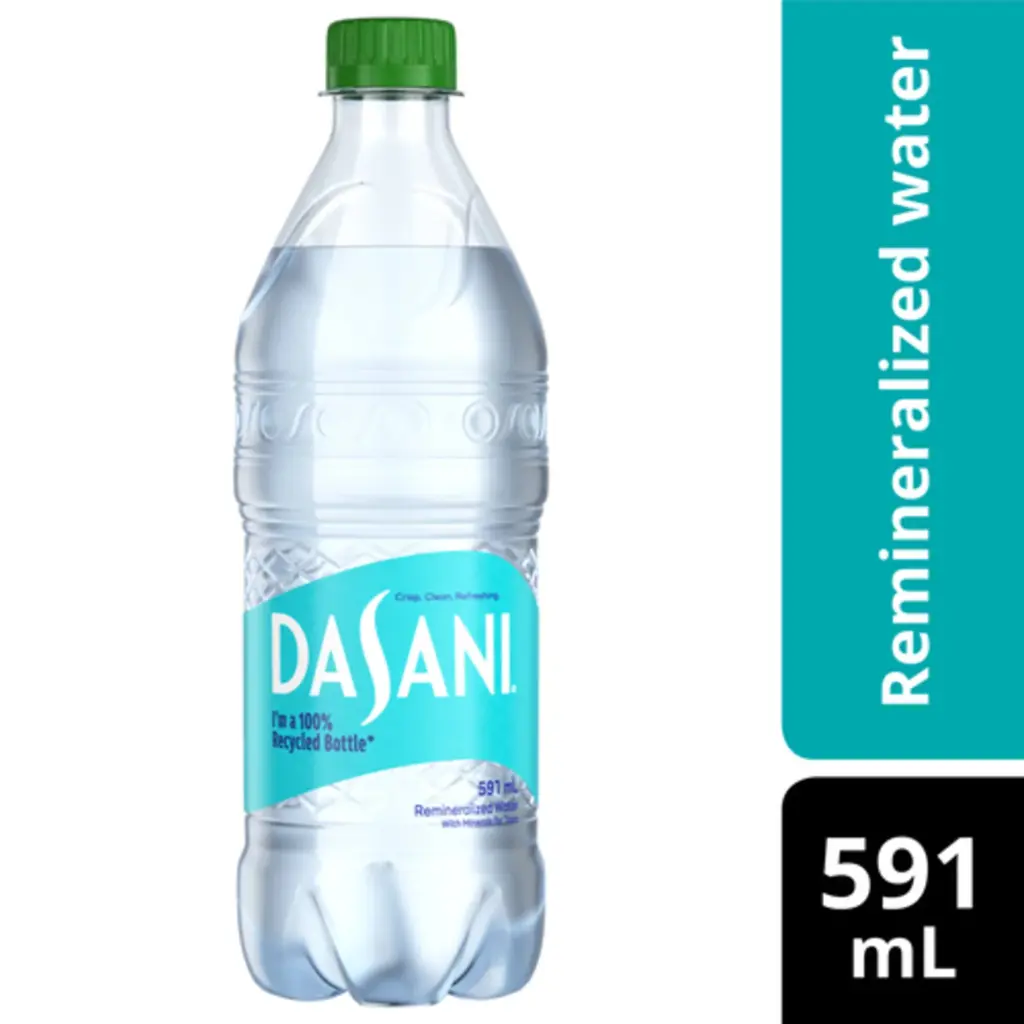 Dasani 100% Recycled Water-24 x591 ML Bottles