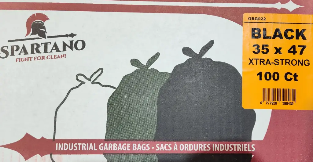 GBG3547 - 35X47 XSTR BLACK GARBAGE BAGS
