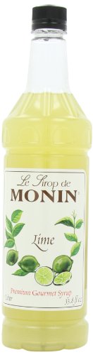 Monin Lime Syrup - 1 x 1L