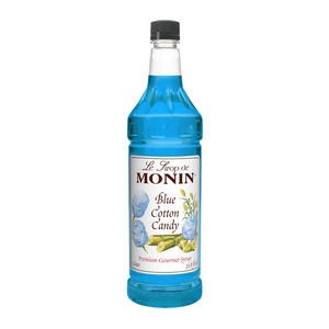 Monin Blue Cotton Candy Syrup - 1 x 1L