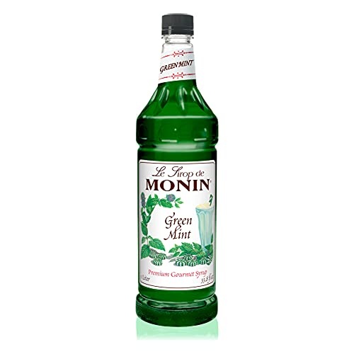 Monin Green Mint Syrup - 1 x 1L