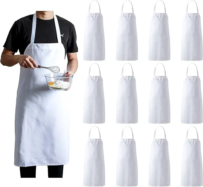 Pack of Chef's Aprons-28 in x33 in-71 cmx84 cm 4pk