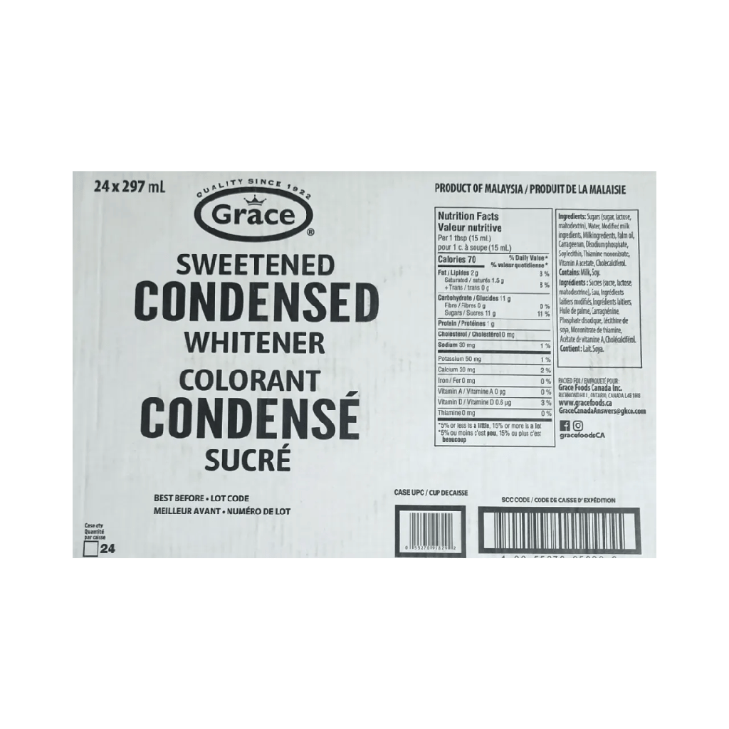 [DAIN60] Grace - Condensed Milk - Sweetened - 24X297ml - Case