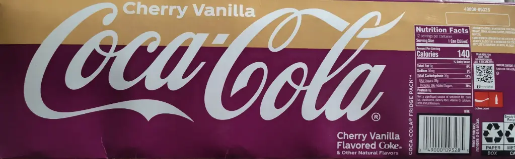 POPCV12 - Coca Cola Cherry Vanilla 12x355ML