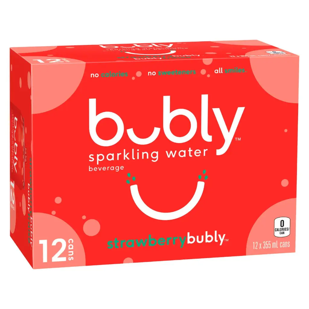 Bubly Sparkling Water Strawberry