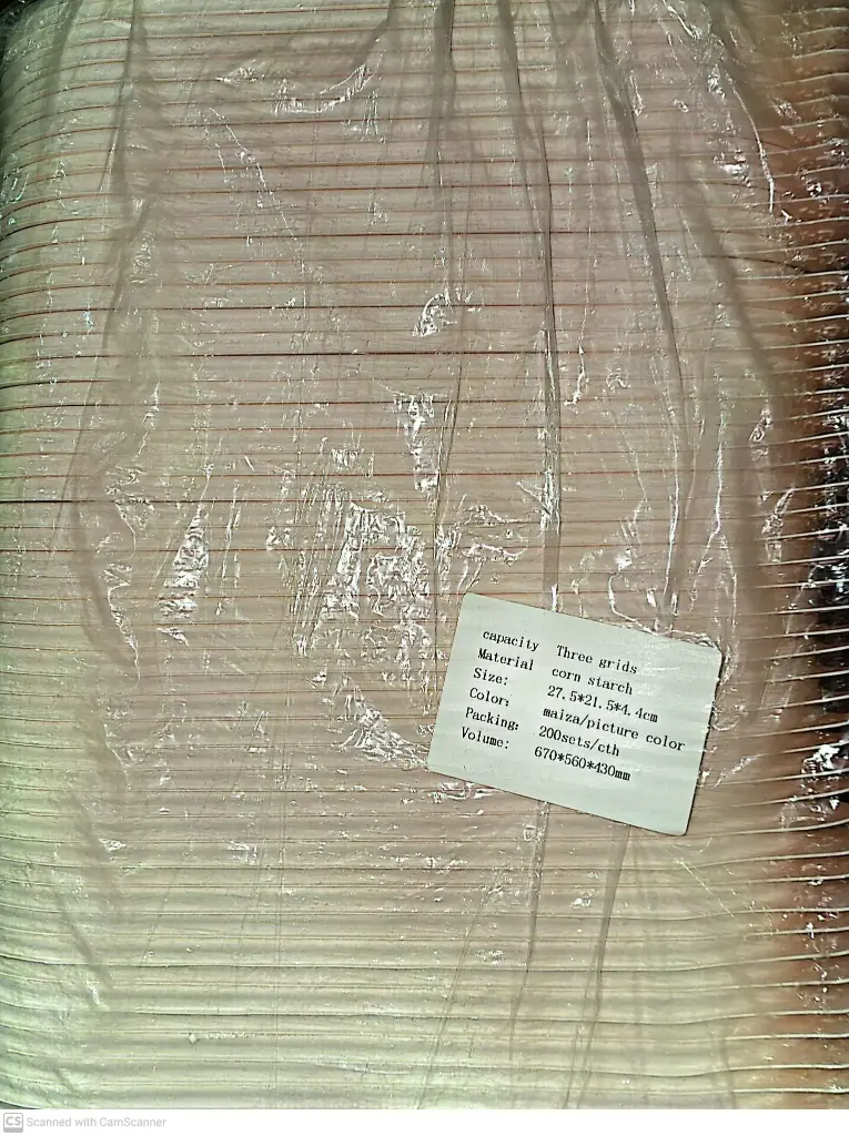 Corn Starch-Three grids-27.5'"21.5"4.4cm