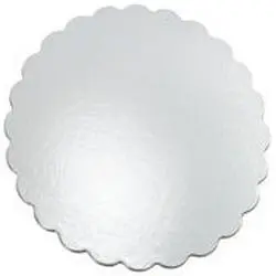 Excellence- Round 10" Silver Scallop-1x150 PC- Case